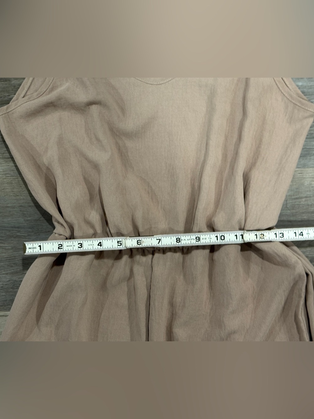 Vici Taupe-Strap Wide-Leg Jumpsuit - Picture 4 of 9